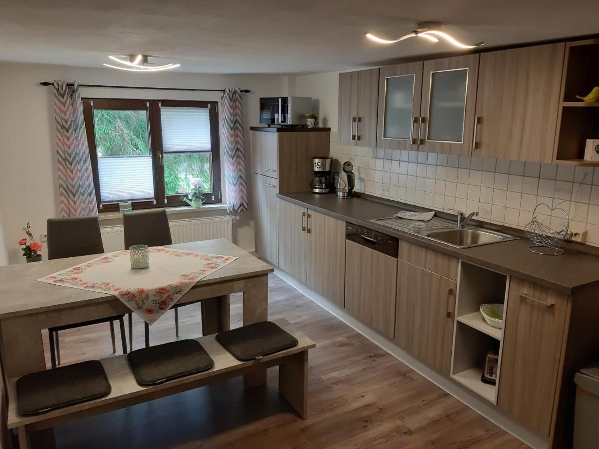Familienfreundliche Ferienwohnung Zschorlau Εξωτερικό φωτογραφία
